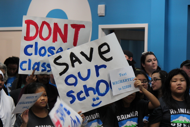 charter schools rally
