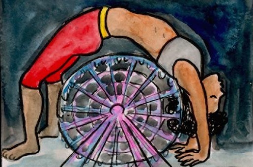 Namaste Seattle. By Sarah Romano Diehl (detail)