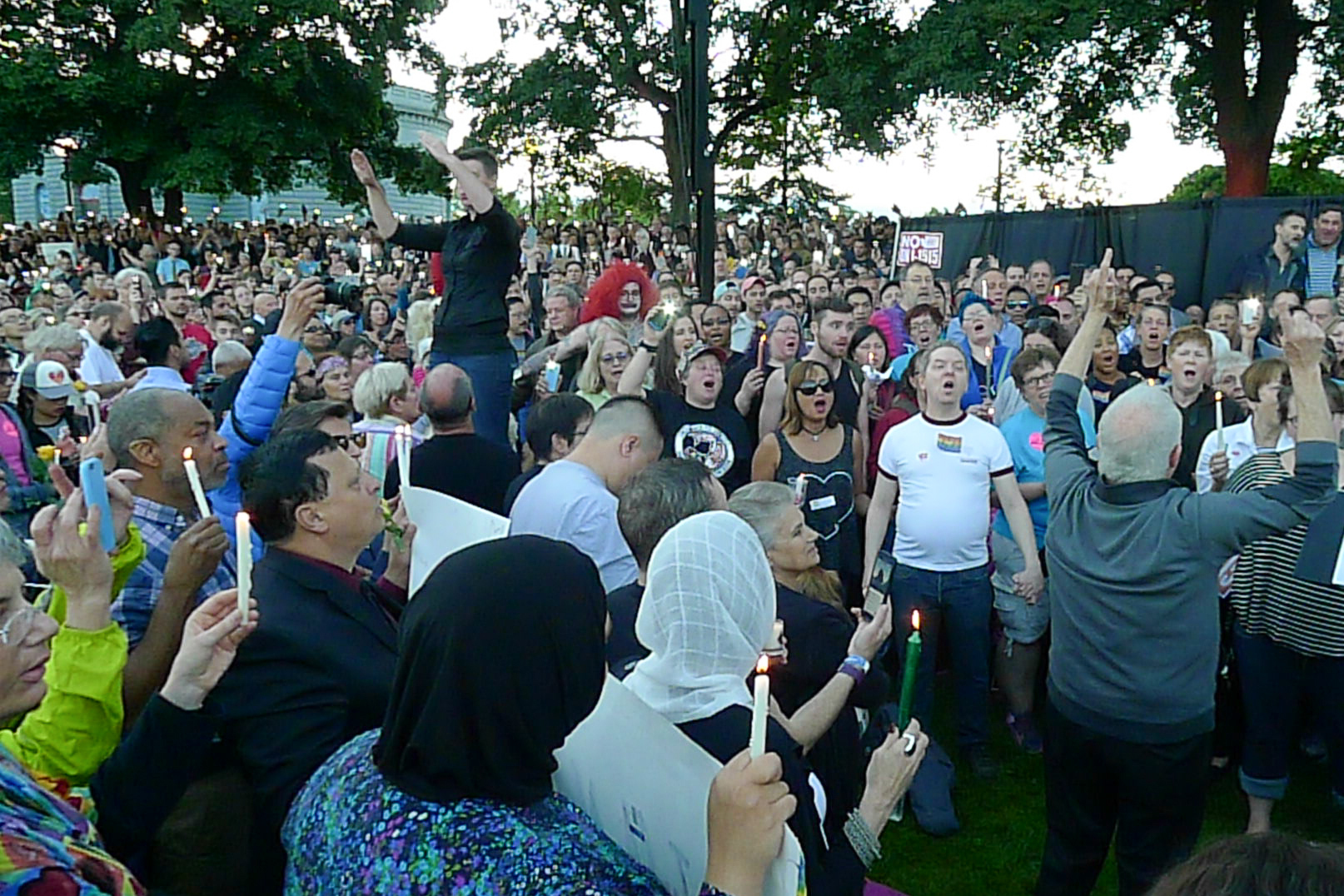 Words of Loss and Love Fill Cal Anderson Park During Vigil for Orlando Victims