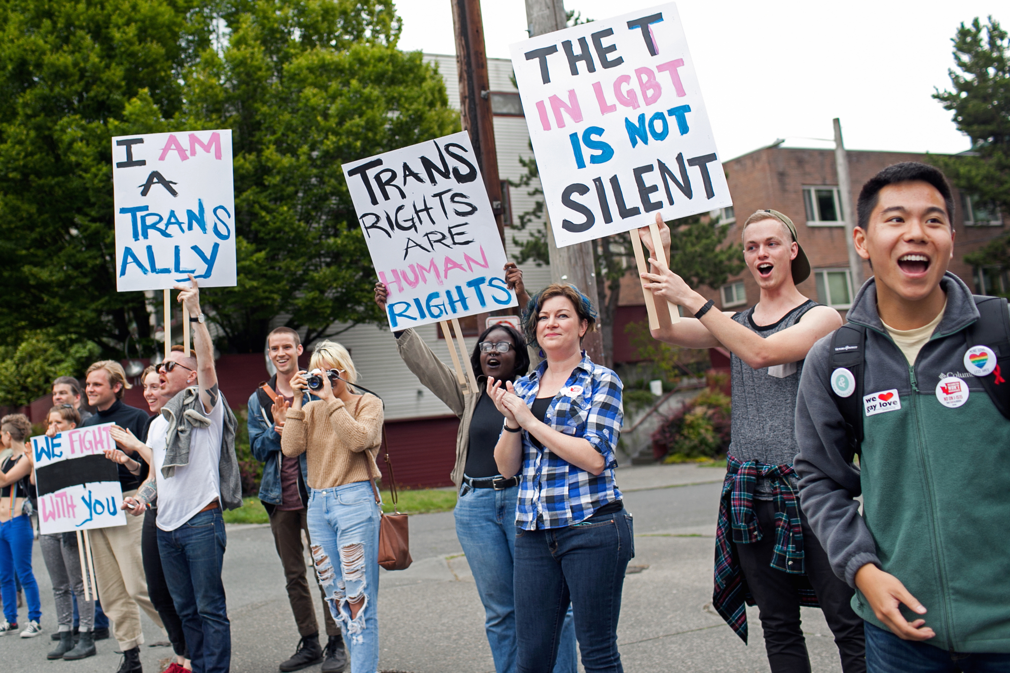 Photos: Seattleites March for Trans Pride