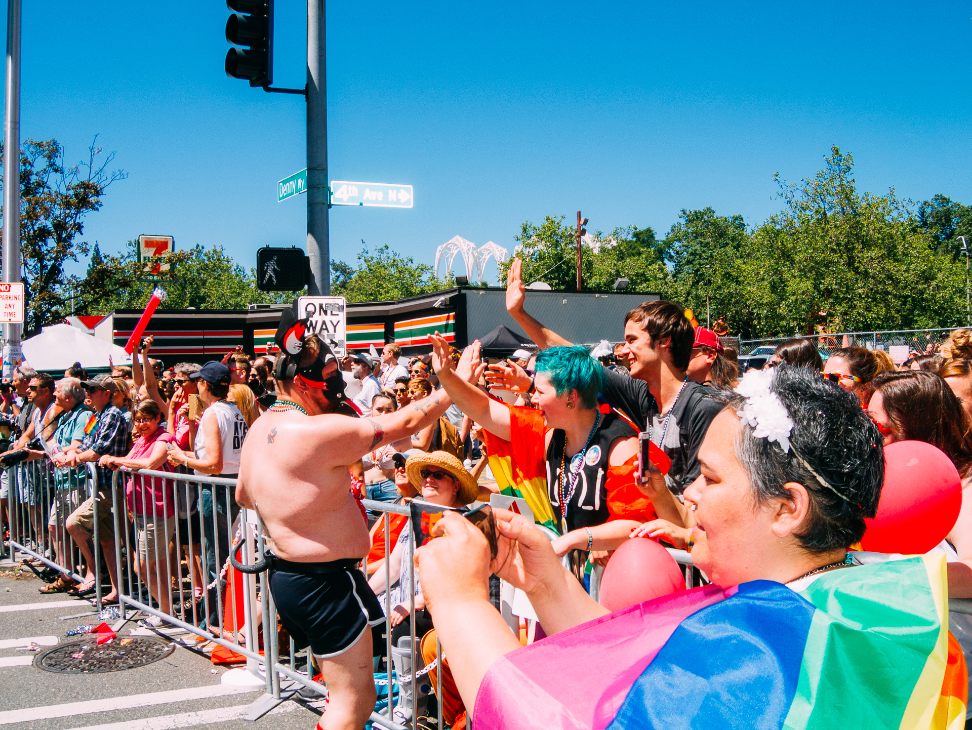 Impromptu Dance Parties, Cheerleaders, and Rainbow Clowns at Seattle Pride 2016
