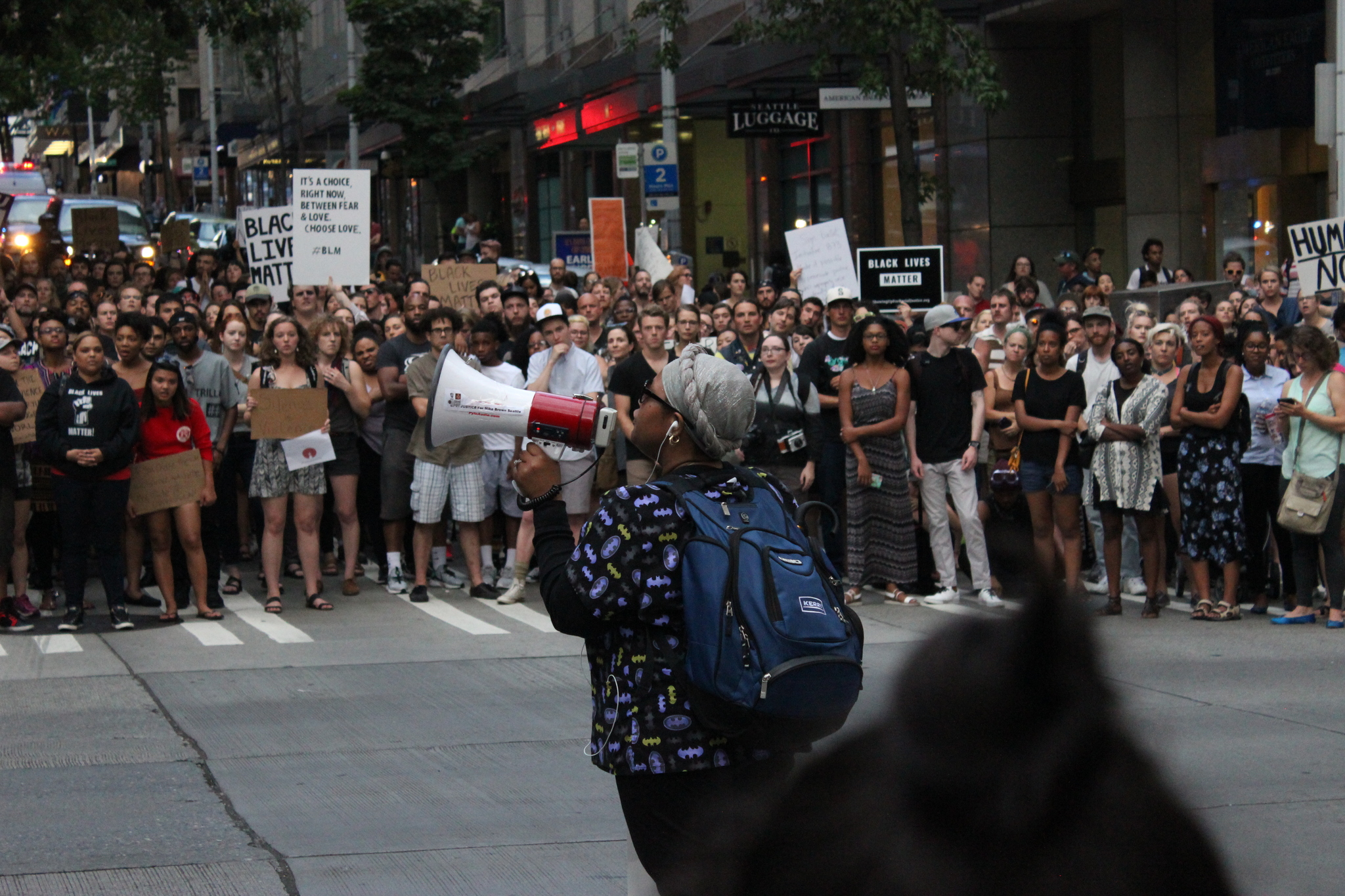 “The Status Quo Is Over”: Peaceful Black Lives Matter Demonstration Again Consumes Downtown