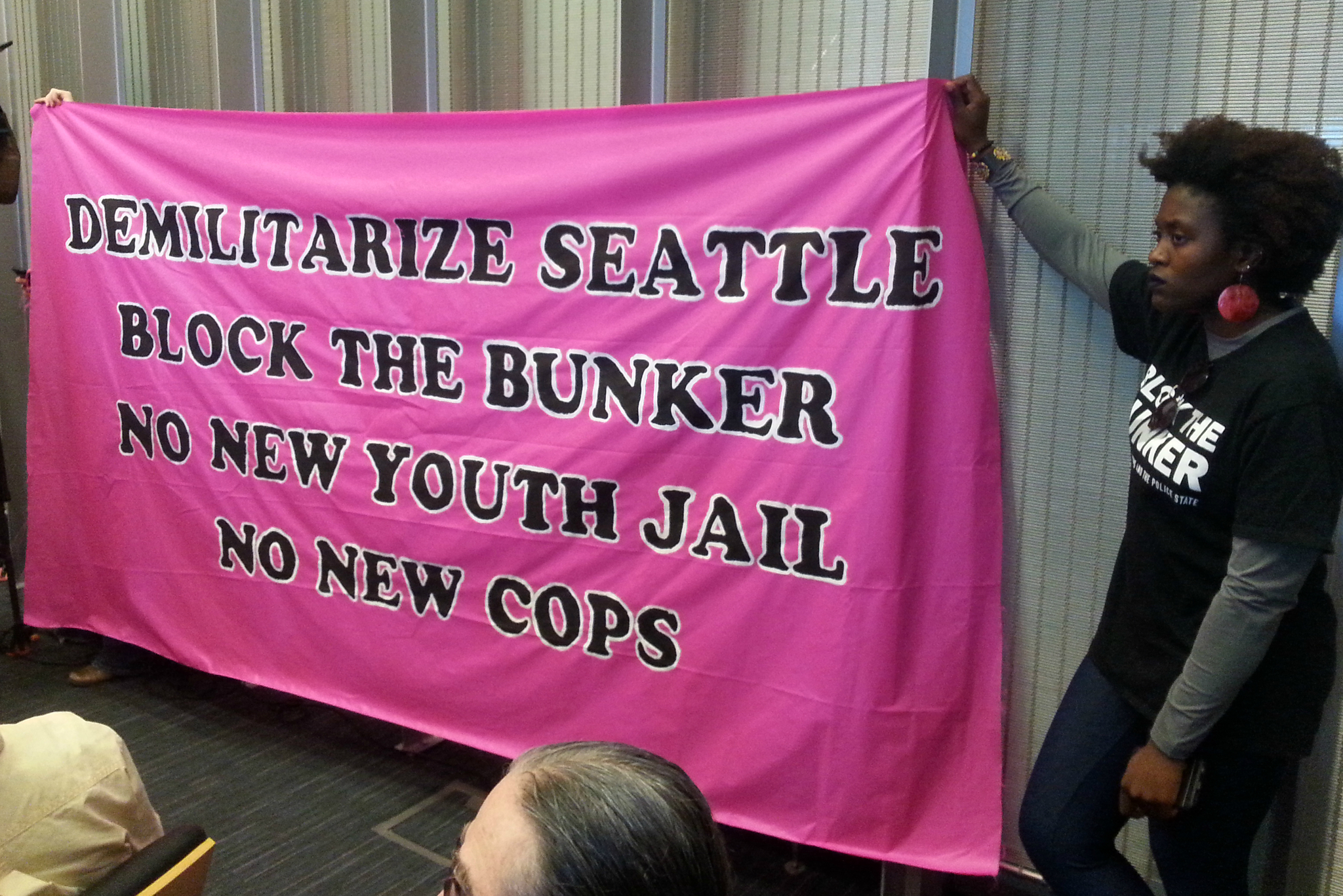 #BlockTheBunker Shuts Down Council, Demands No Youth Jail and Fewer Police