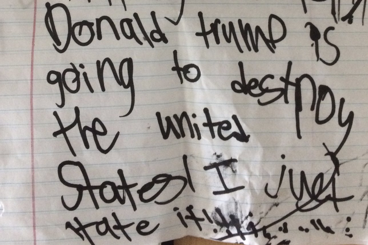 A letter from a student post-Trump.