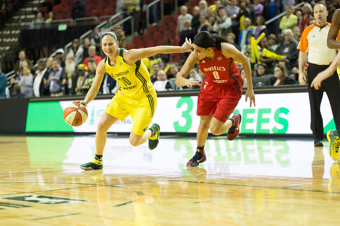 Sue Bird is a good role model and fun as hell to watch. Photo courtesy of the WNBA