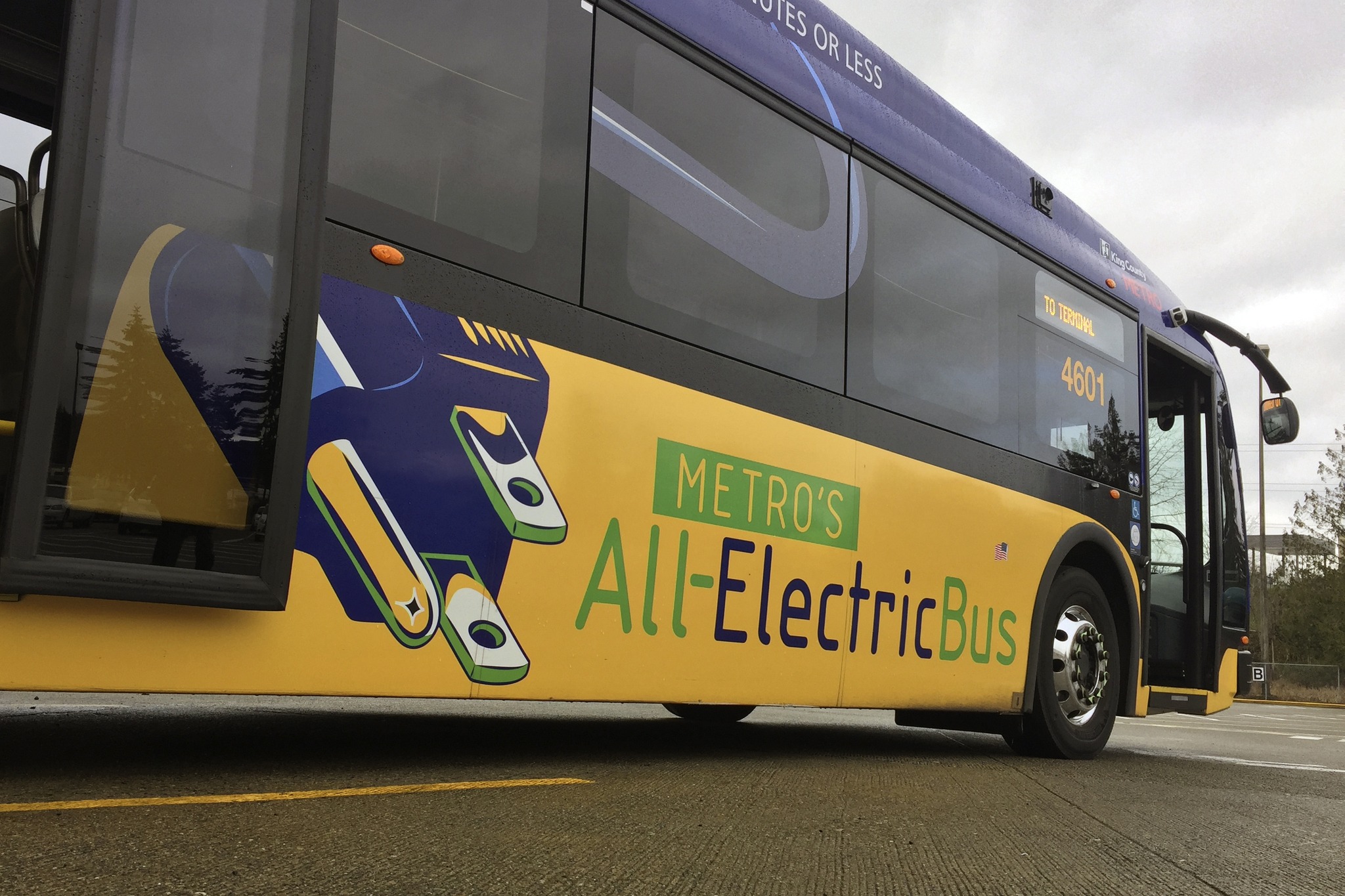 The new battery-powered bus, coming soon to a route near you. Photo courtesy King County.