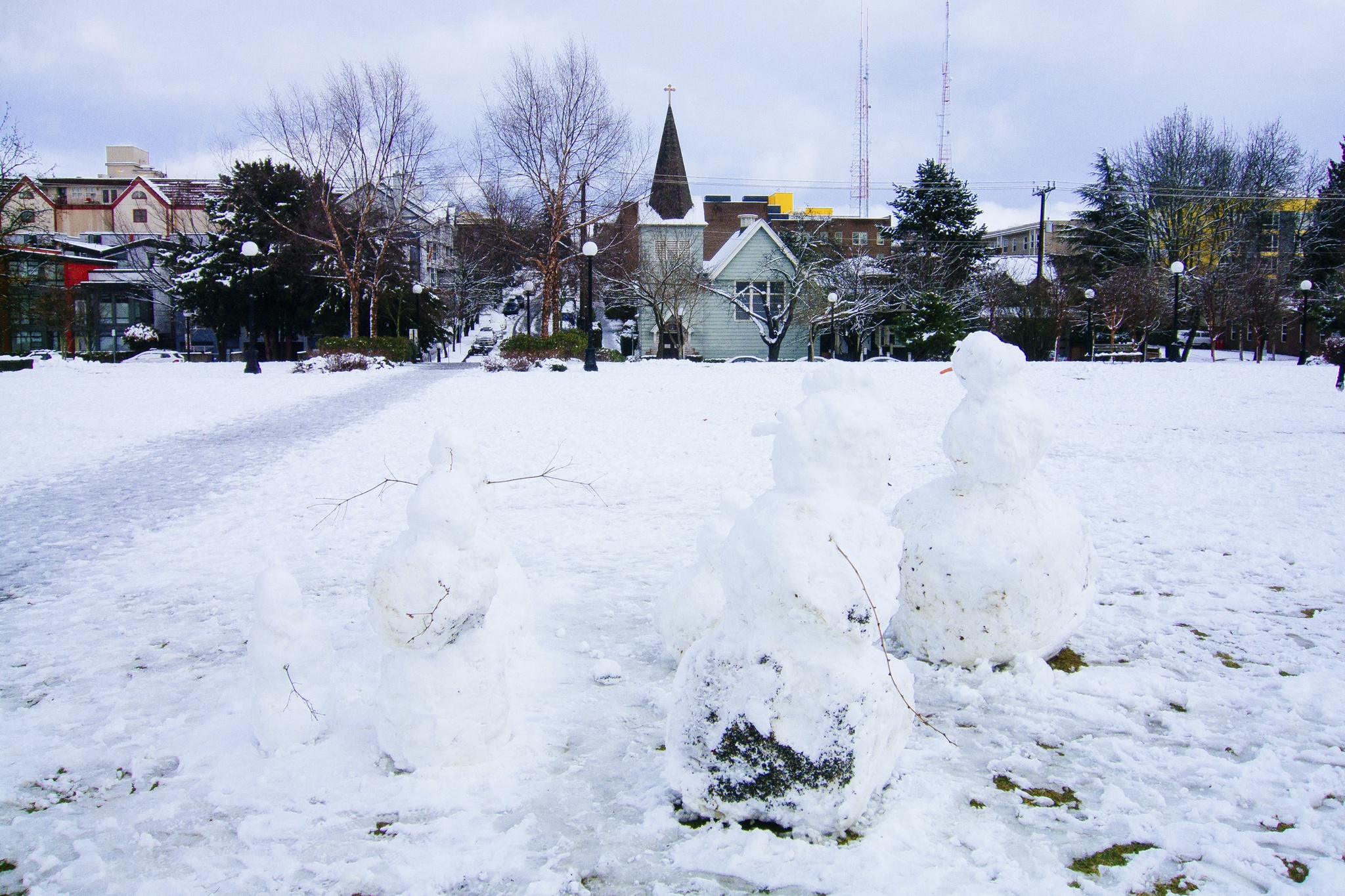 Powdery White GIFs From Seattle’s Snow Day