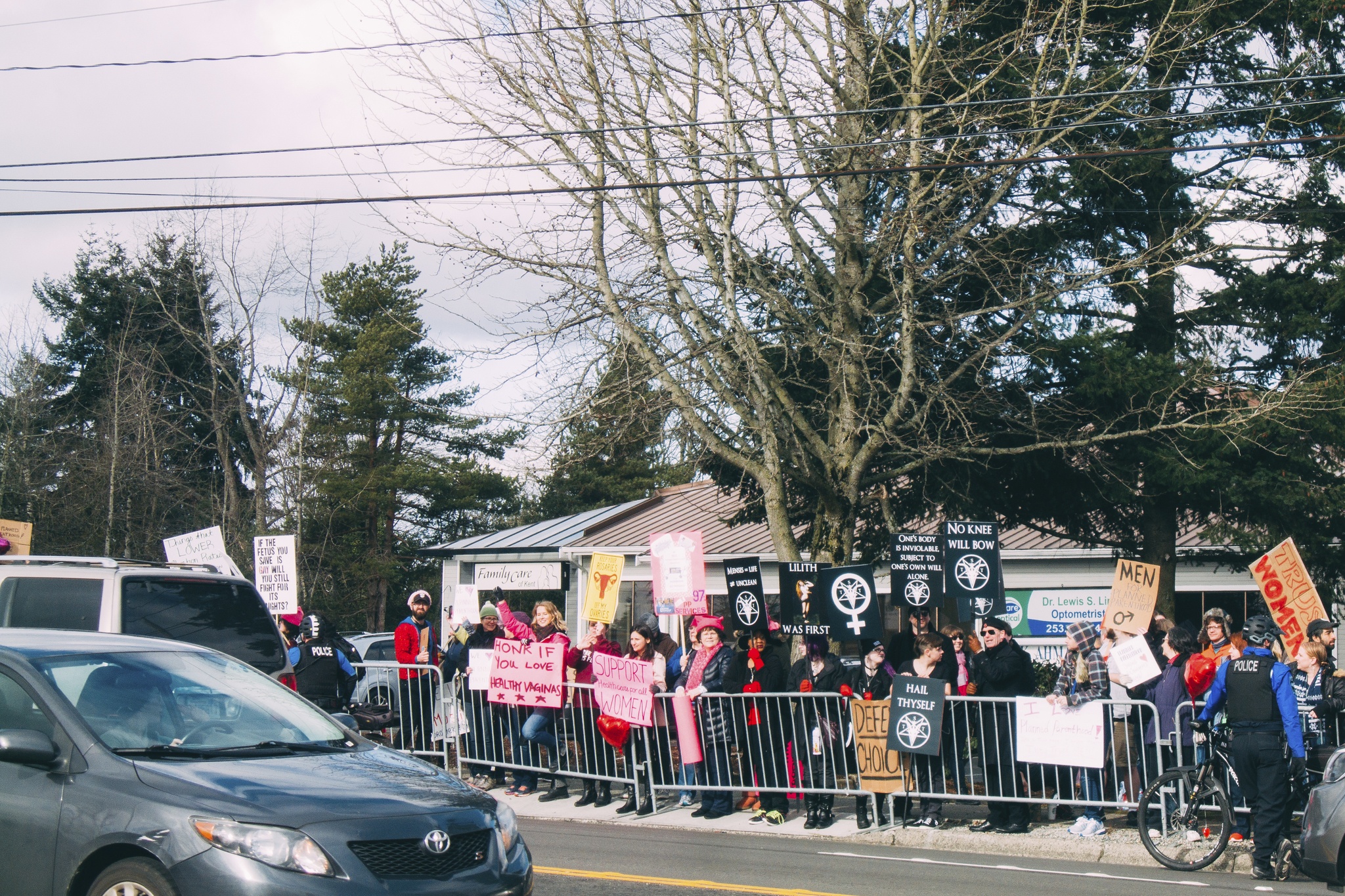 GIFs From Kent’s Planned Parenthood Protest Face-Off