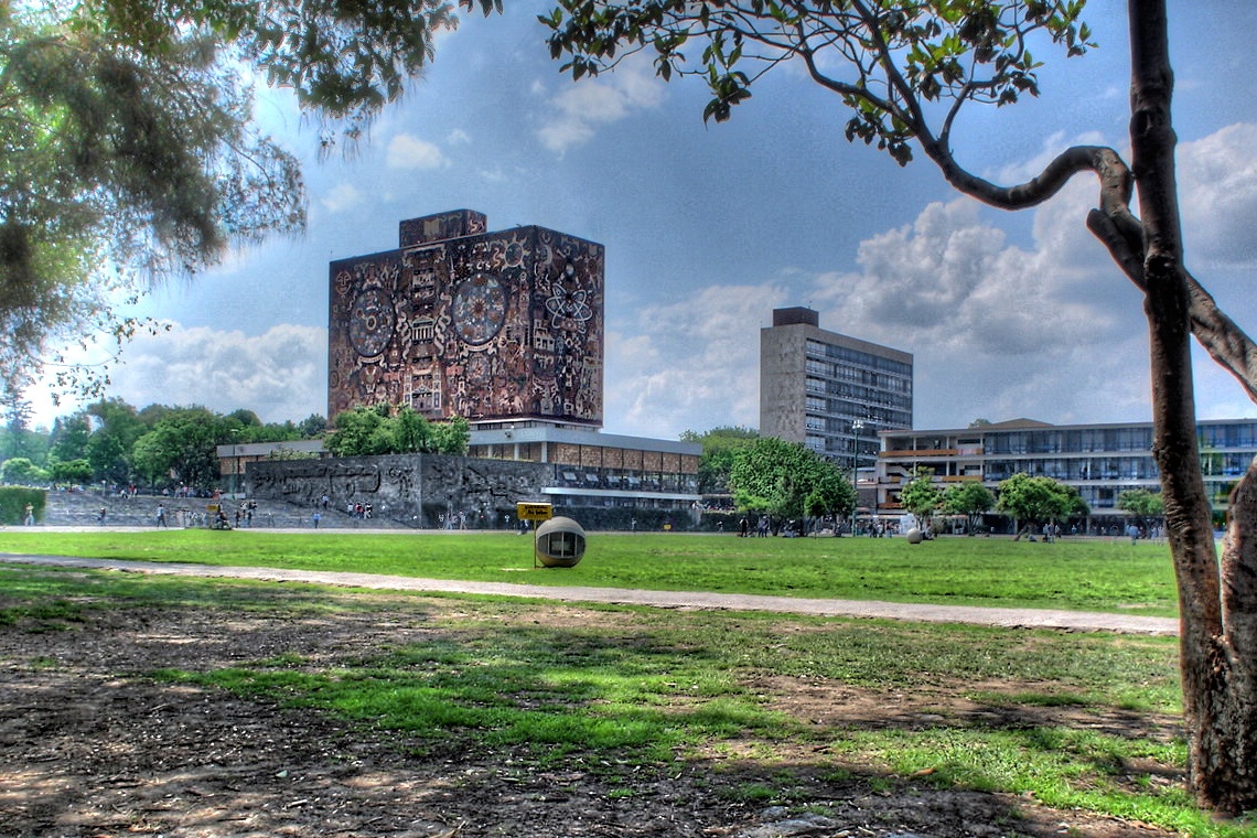 University City campus of the National Autonomous University of Mexico, a UNESCO’s World Heritage Site since 2007. Via Wikipedia