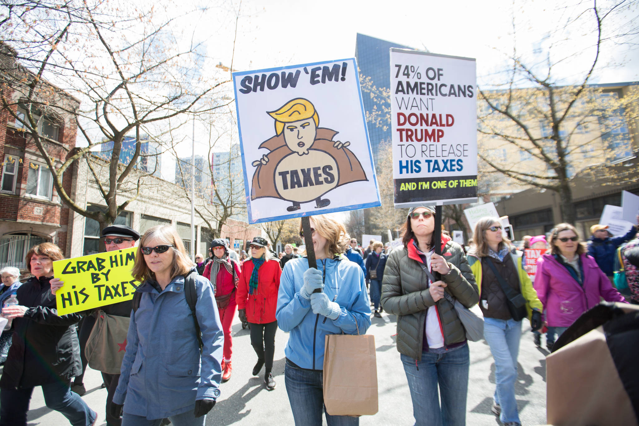 “I want Donald Trump to release his taxes because I think we need to know who he owes money to, what causes he’s supporting, etcetera,” said Allison.