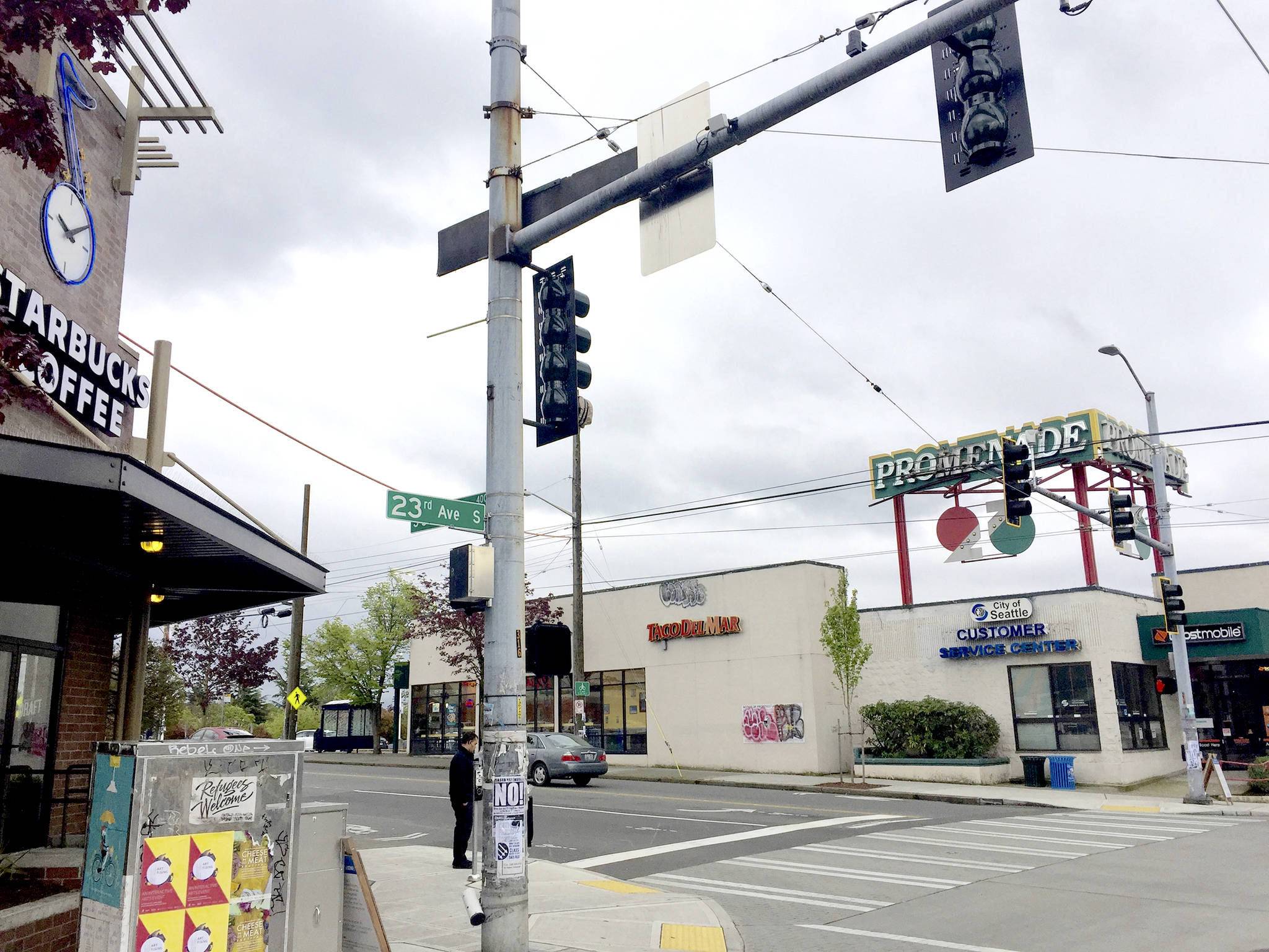 The Promenade at 23rd & Jackson St. is slated for massive redevelopment by Vulcan, the management firm behind the Upstream Music Fest + Summit. Photo by Kelton Sears