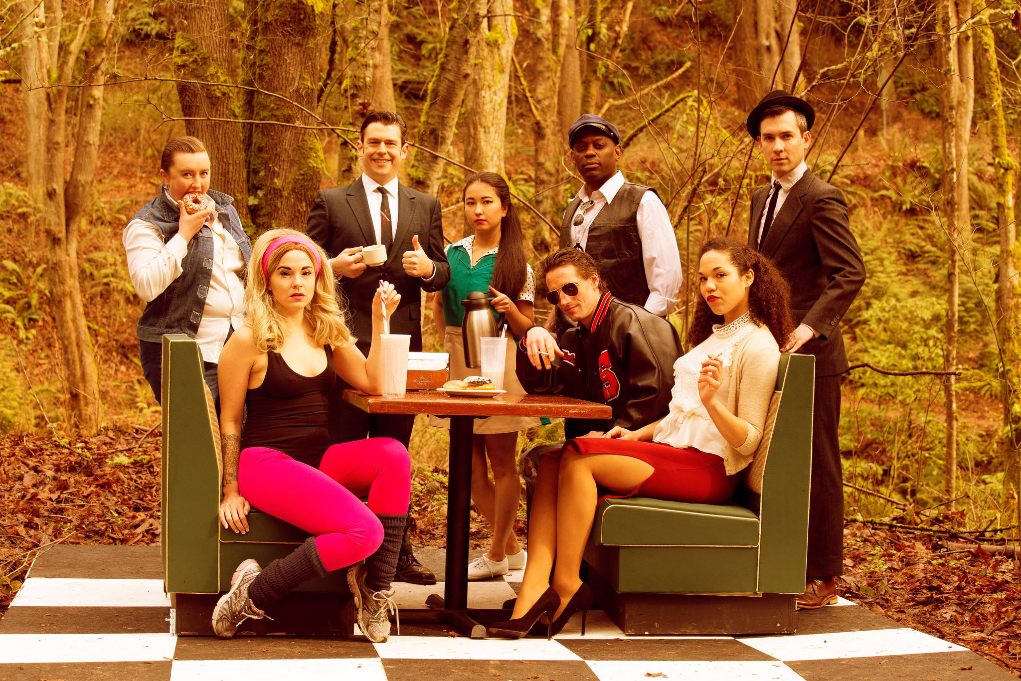 The cast of ‘Lost Falls.’ Courtesy of Cafe Nordo