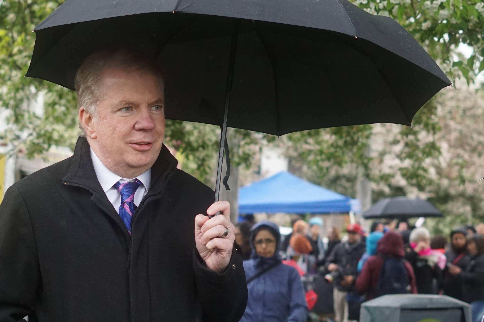 Murray, seen here at the immigrant rights rally on May 1. Photo by Agatha Pacheco