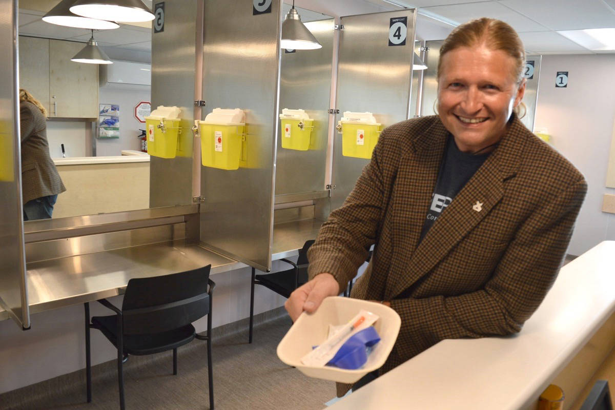 Shayne Williams is executive director of Lookout Emergency Aid Society, a safe-consumption site in New Westminster, British Columbia. Photo by Amy Reid/Surrey Now Leader