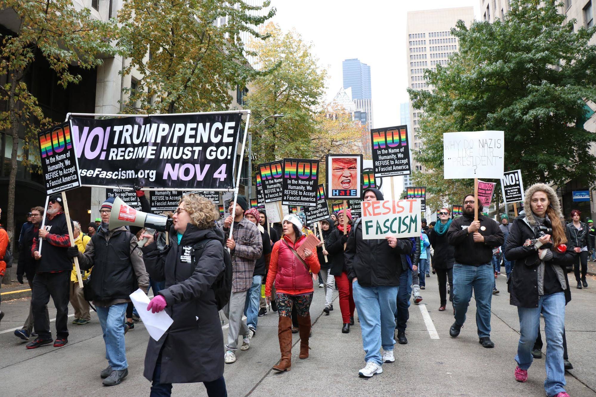 One Year Later, Some Anti-Trump Seattleites Still Mad Enough to Hit the Streets