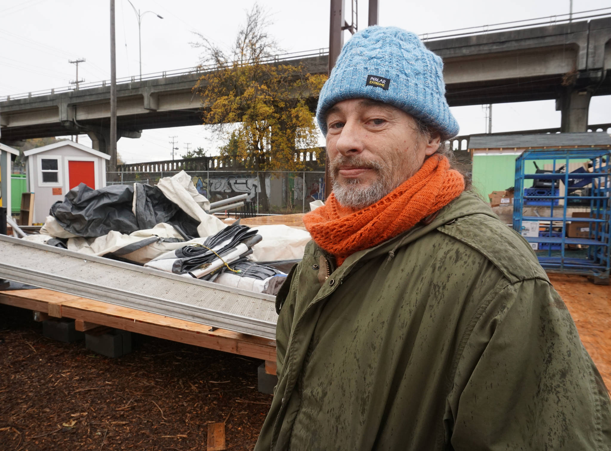 Tent City 5 Campers Move to Interbay Tiny House Village