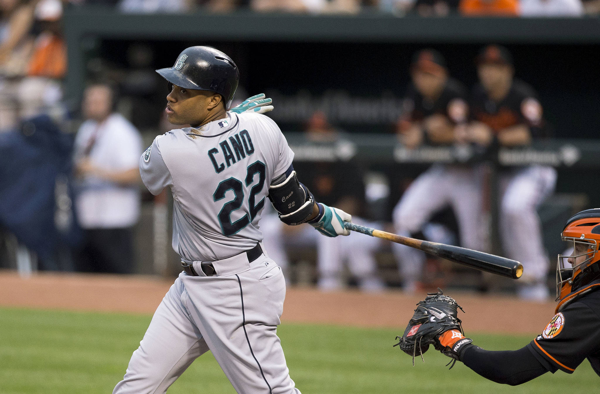 Robinson Cano still seeks his first playoff appearance as a Mariner. Photo by Keith Allison/Flickr