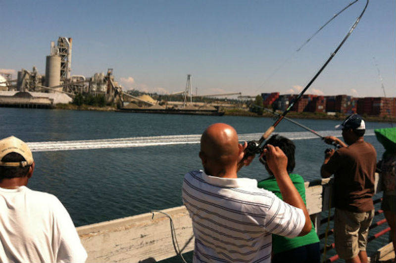 Fishing the Duwamish. Photo by Daniel Person