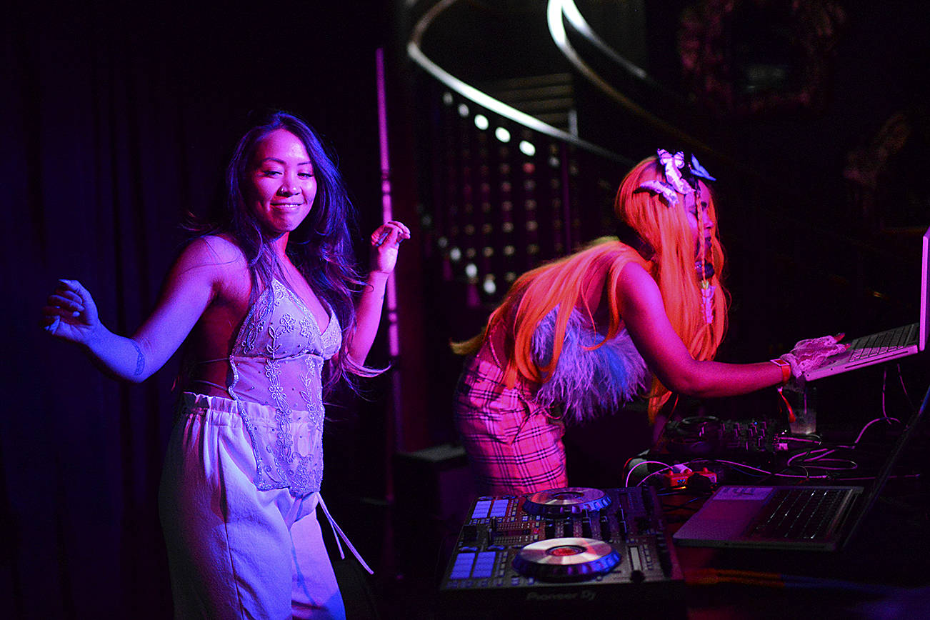 Who can one resist a unicorn and butterfly dance party put on my J-Nasty and Toya B? Photo by Seth Sommerfeld