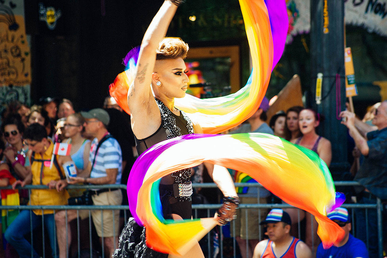 A scene from the 2017 Seattle Pride Parade. Photo by Bobby Arispe Jr./Flickr