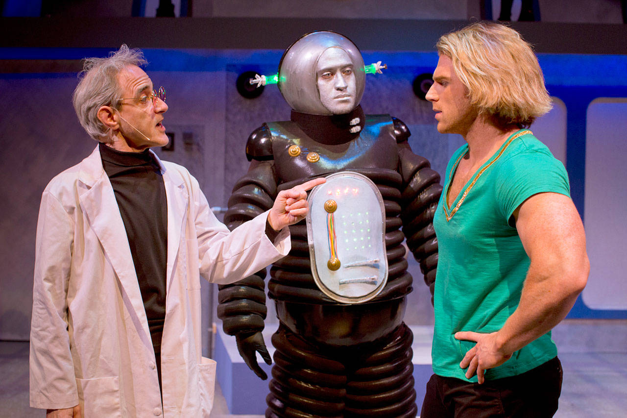 Actors perform in Centerstage Theatre’s production of &lt;em&gt;Return to the Forbidden Planet&lt;/em&gt; earlier this year. Despite losing its contract to operate the Knutzen Family Theatre, Centerstage hopes to be able to continue offering live theater in Federal Way. Photo courtesy Michelle Smith-Lewis