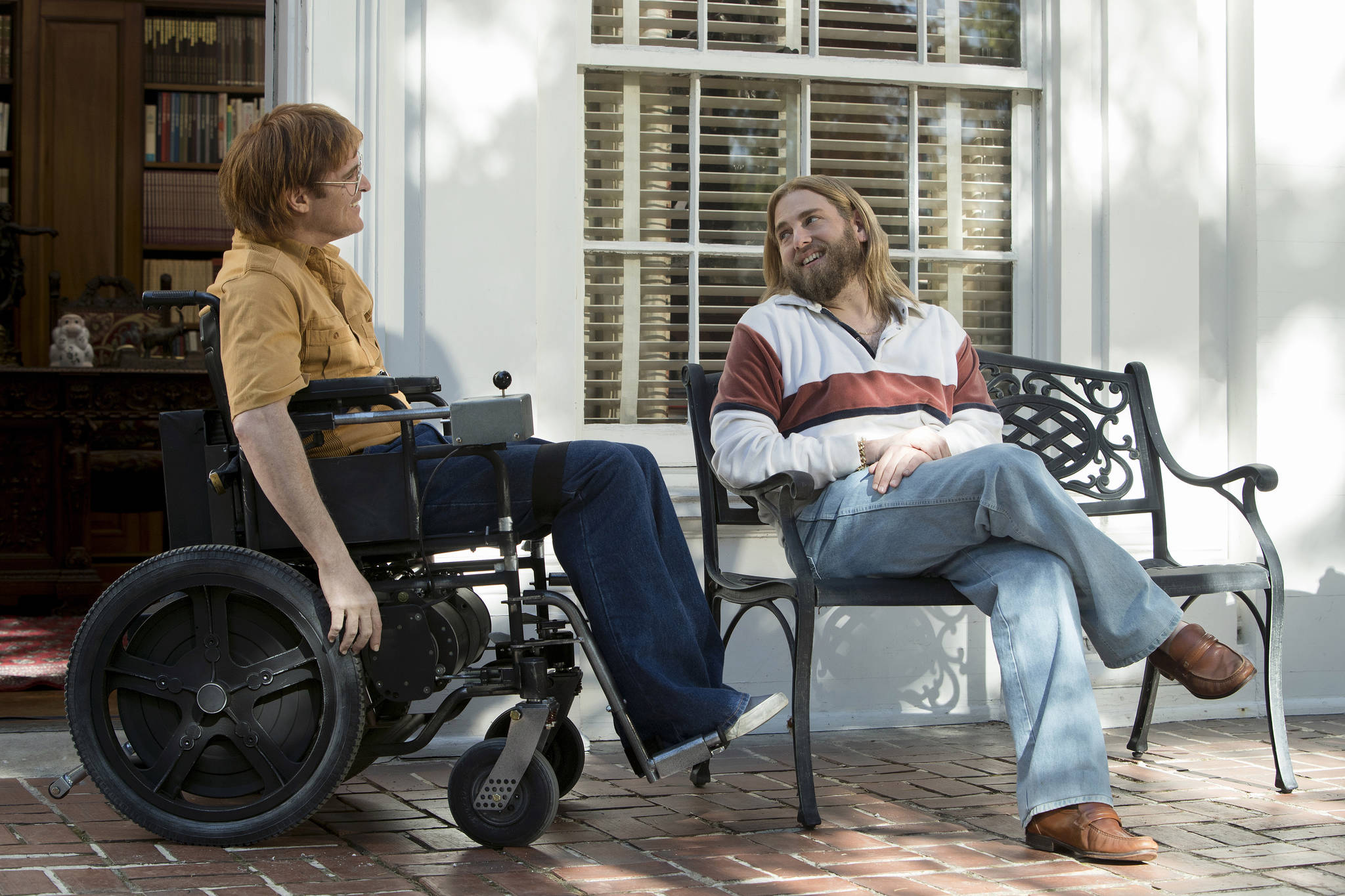 Joaquin Phoenix and Jonah Hill lead a hefty cast in &lt;em&gt;&lt;/em&gt;&lt;em&gt;Don’t Worry, He Won’t Get Far on Foot&lt;/em&gt;. Photo by Scott Patrick Green/Amazon Studios