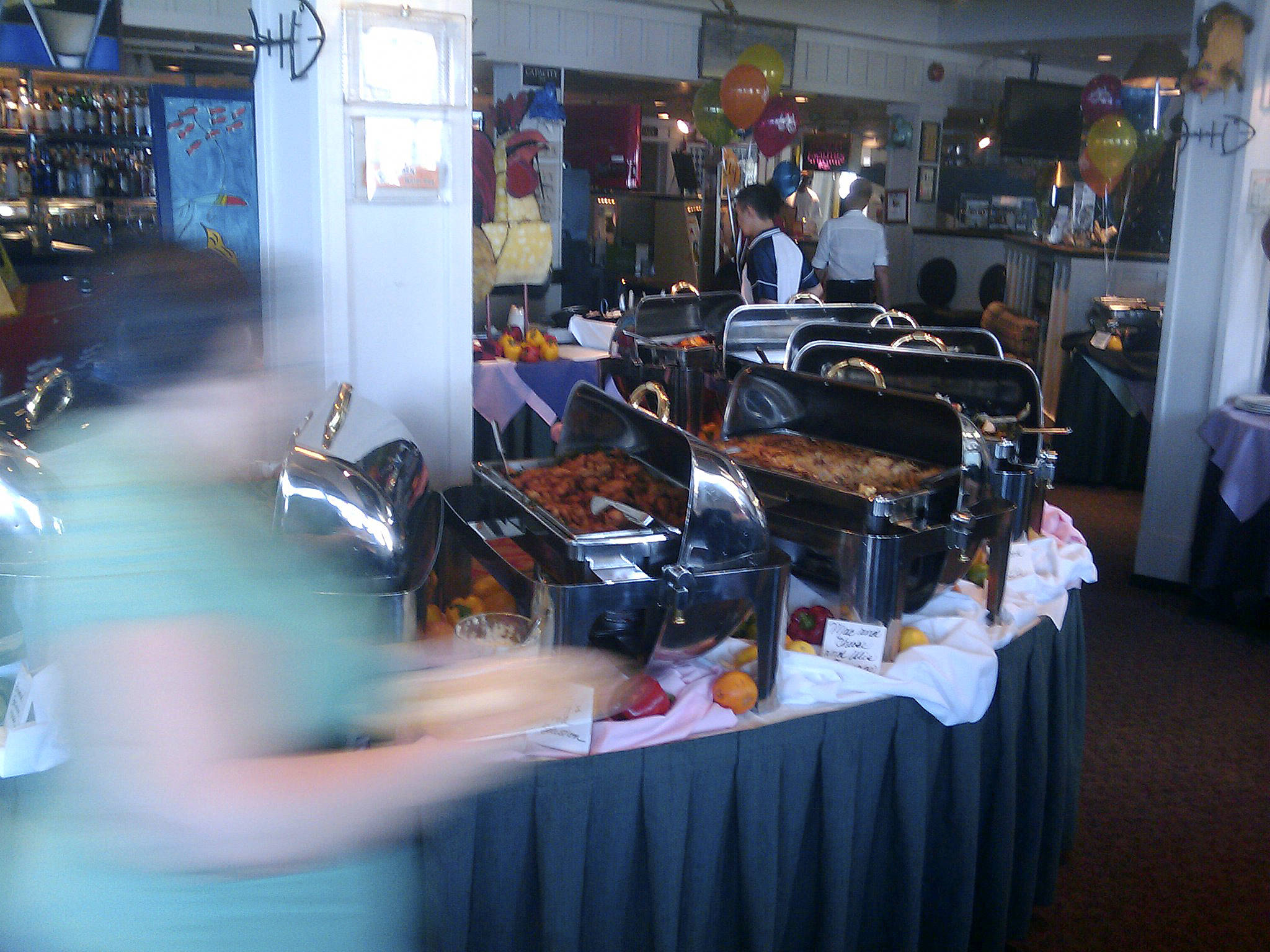 Salty’s brunch buffet. Photo by Mike Prosser/Flickr