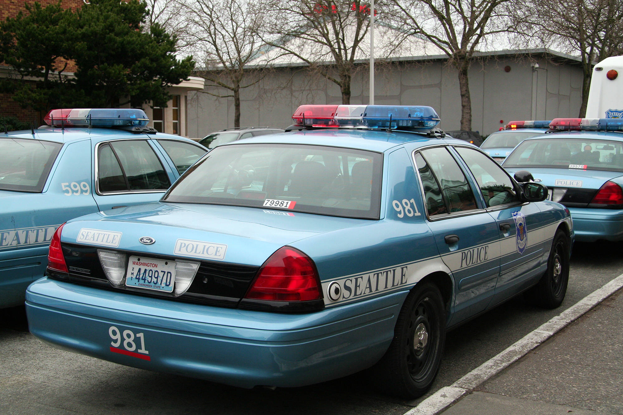 Seattle police car. Photo by Dmitri Fedortchenko/Flickr Creative Commons.