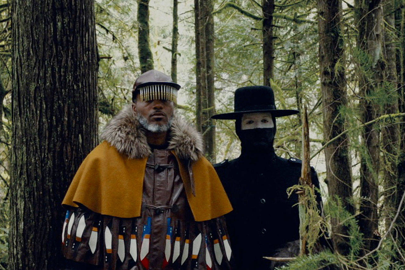 Knife Knights emerges from the woods to play its first public live set at Bumbershoot. Photo by Justin Henning
