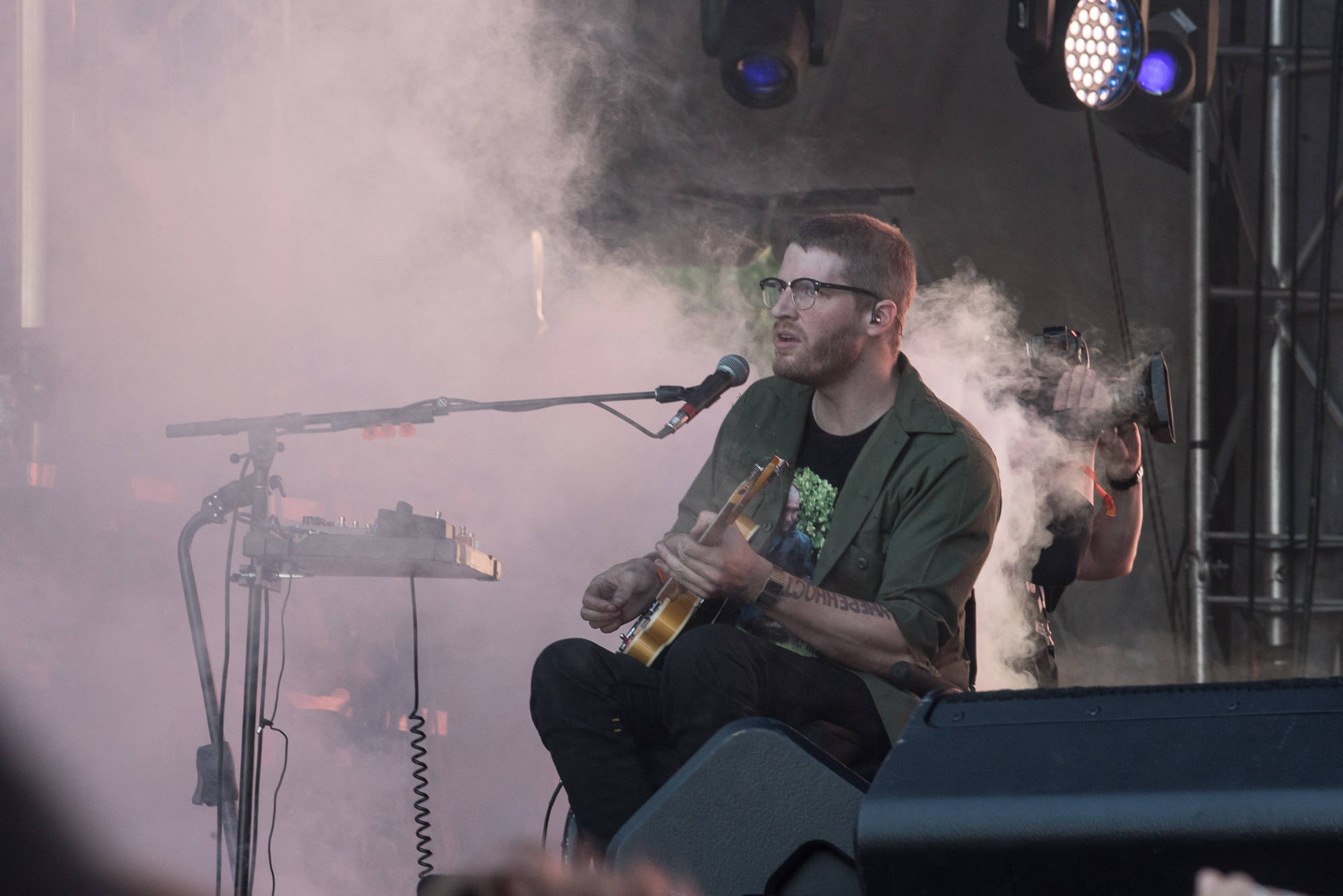 Seattle’s own Eric Howk in Portugal. The Man.