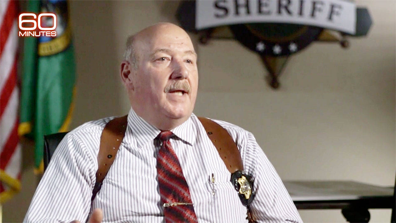 CBS                                Snohomish County Sheriff’s Office detective Jim Scharf is interviewed by “60 Minutes” about how genetic genealogy solved a 31-year-old double-murder cold case.