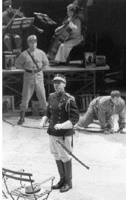 Herbert Perry is the Officer who metes out punishment.