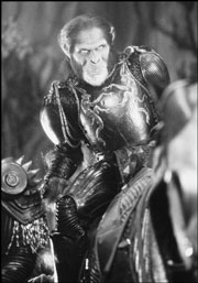 What lies beneath: Tim Roth under the mask of Thade.