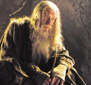 McKellen as Gandalf.
