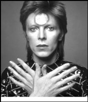 Oh, you pretty thing: Bowie as Ziggy.