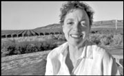 Her majesty: spunky grape maven Patricia Gelles.