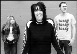 Visqueen: from left, Rachel Flotard, Kim Warnick, and Ben Hooker.