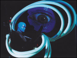 Eye in the sky: BMG onstage.
