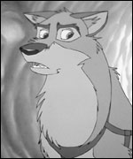 Mighty Balto leads his team from danger! (OK, its from the movie.)