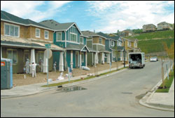 Street of green dreams? Staffords homes at Issaquah Highlands.