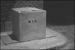 The Box Man: apartment envy gone amok.