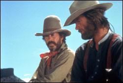 Hired hands Oates (left) and Fonda.