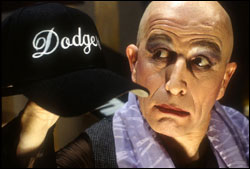 Hats off: Quintons Dickens drag salute.