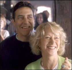 Ciaran Hinds and buxom Mirren in Girls.