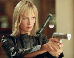 The Bride takes aim on the object of her vengeance&nbsp;.&nbsp;.&nbsp;.&nbsp;gee, wonder who that might be?