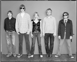 From left: Steve Shelley, Thurston Moore, Kim Gordon, Lee Ranaldo, and Jim O'Rourke.