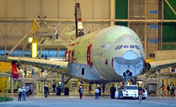 In France, the Airbus A380 takes shape. Made in America?