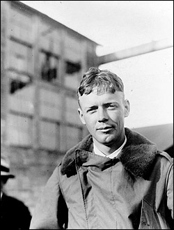 Lindbergh before his Nazi infatuation.