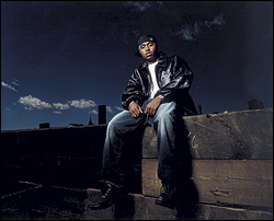 Nas sits on top of the world.