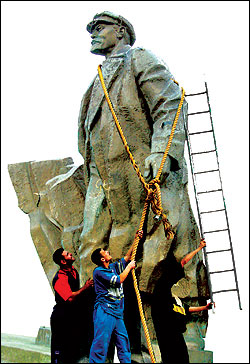 Is it art, propaganda, or kitsch with a monster's face?